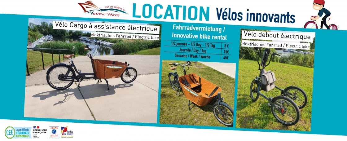 Location vélos innovants et vélos PMR